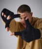 Picture of Beechfield Fingerless Gloves - Black (L/XL)