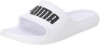Picture of Puma Unisex Divecat V2 Lite Sliders - White/Black (UK Size 4)